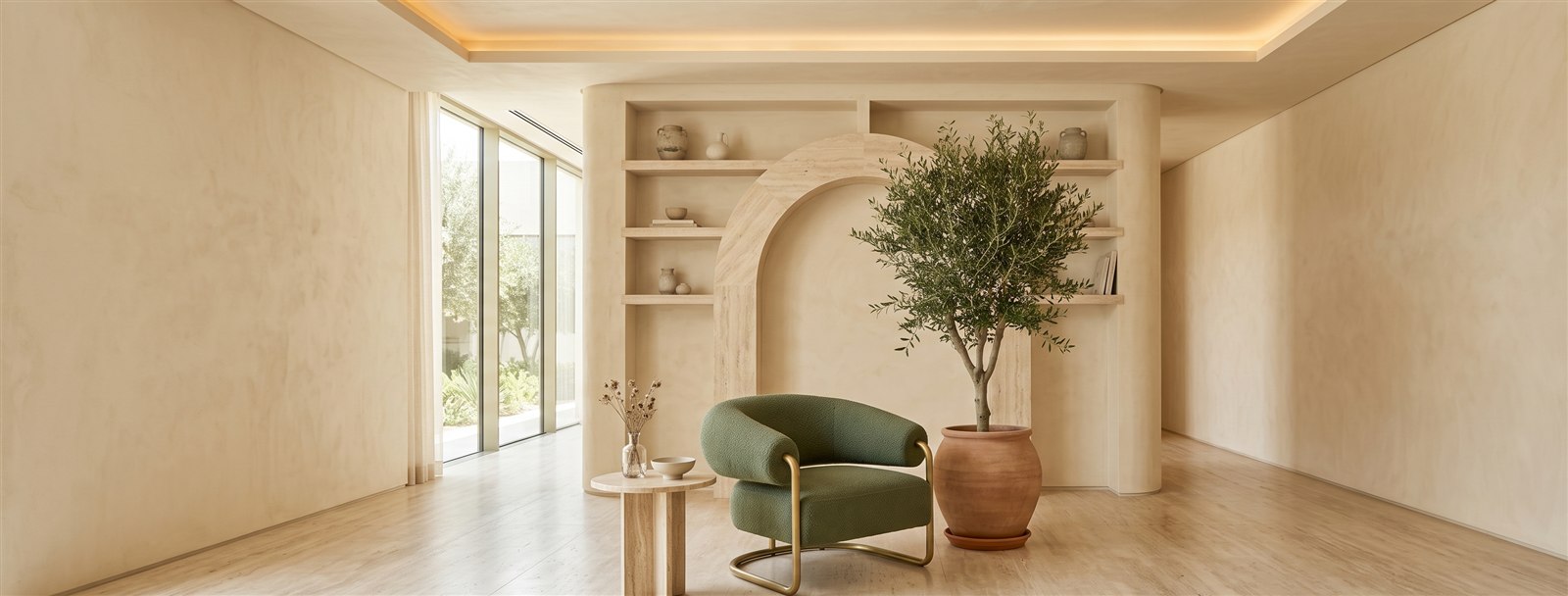 Serene luxury clinic suite at Dr. Paulo Michels' plastic surgery practice